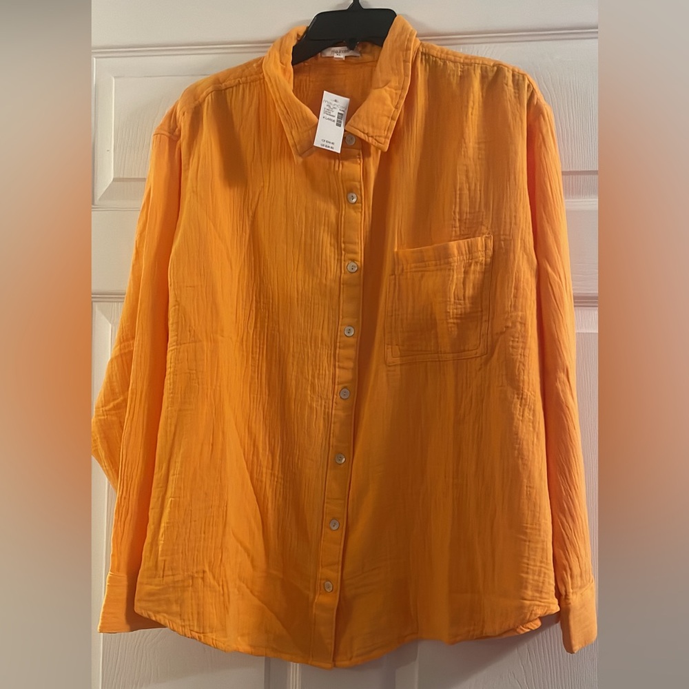Orange Women’s Button Up/Down